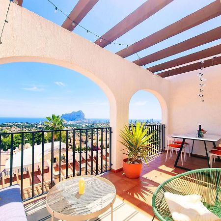 The View: Sea, Mountain, Terrace, Swimming Pool Apartman Calpe Kültér fotó