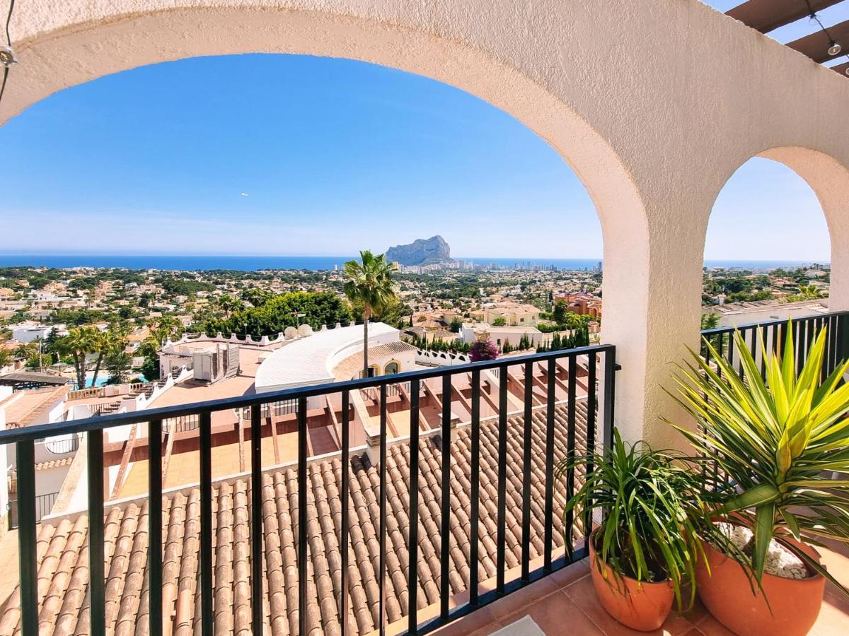 The View: Sea, Mountain, Terrace, Swimming Pool Apartman Calpe Kültér fotó