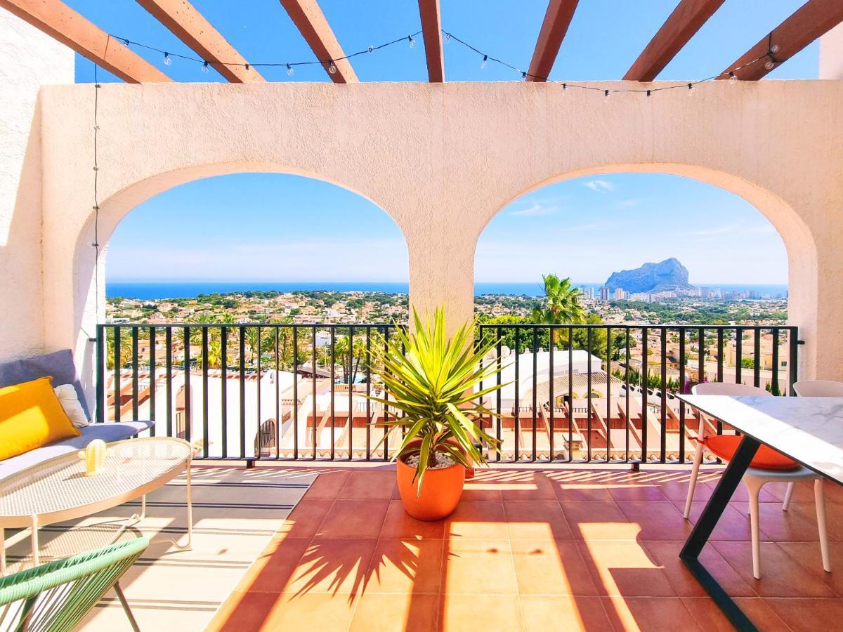 The View: Sea, Mountain, Terrace, Swimming Pool Apartman Calpe Kültér fotó